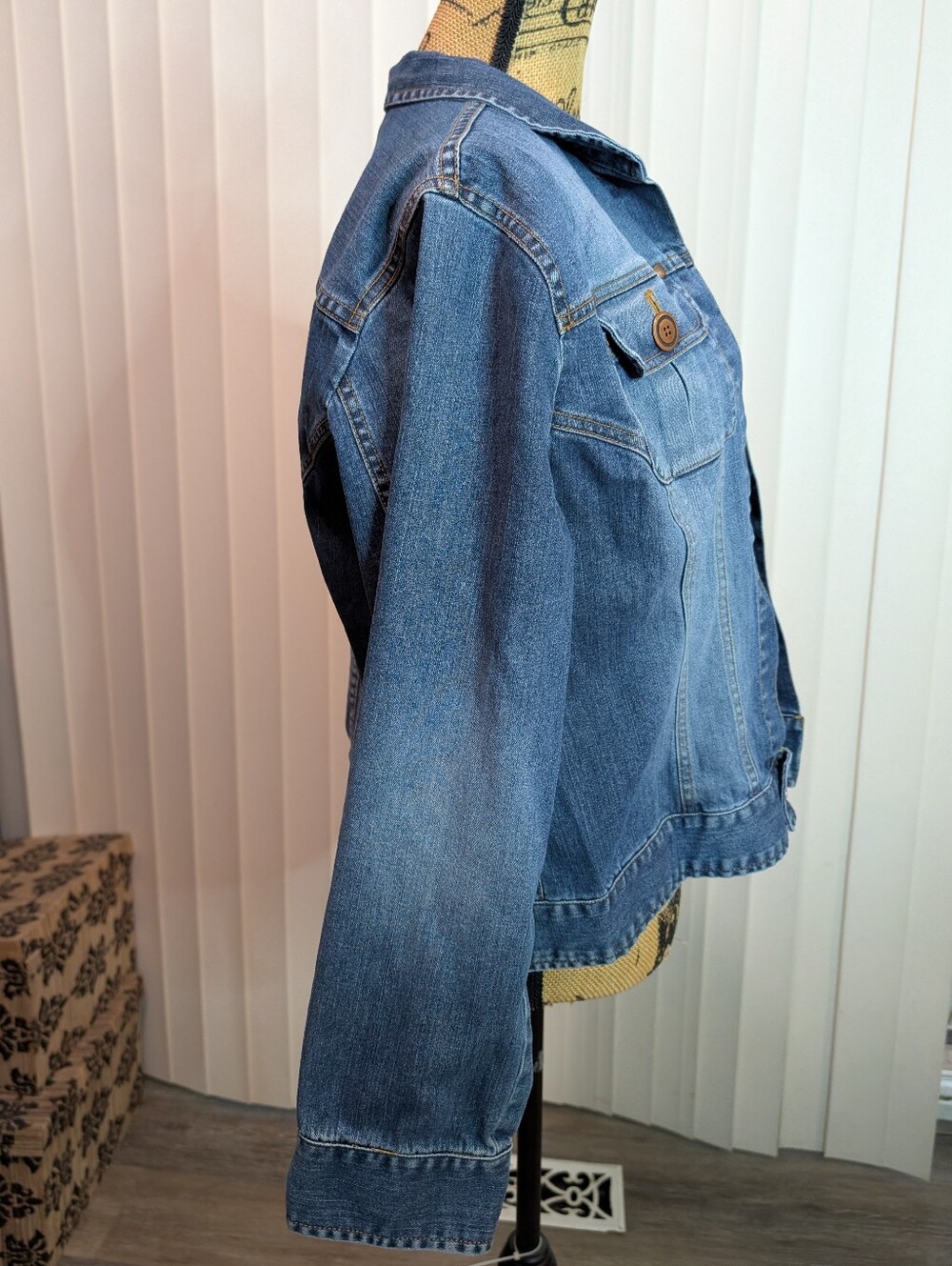 Chico's Denim Jacket - Picture 2 of 6